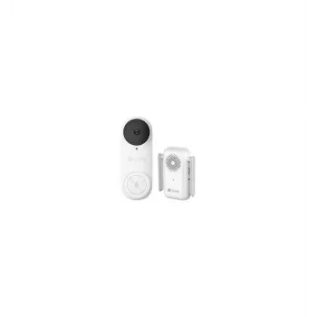 EZVIZ CSDB25MP set de videoportero con batería y timbre inalámbrico, resolución 2K+, campo de visión 176°, IP65, batería 5200 mAh, microSD hasta 256GB, compatible con Alexa/Google