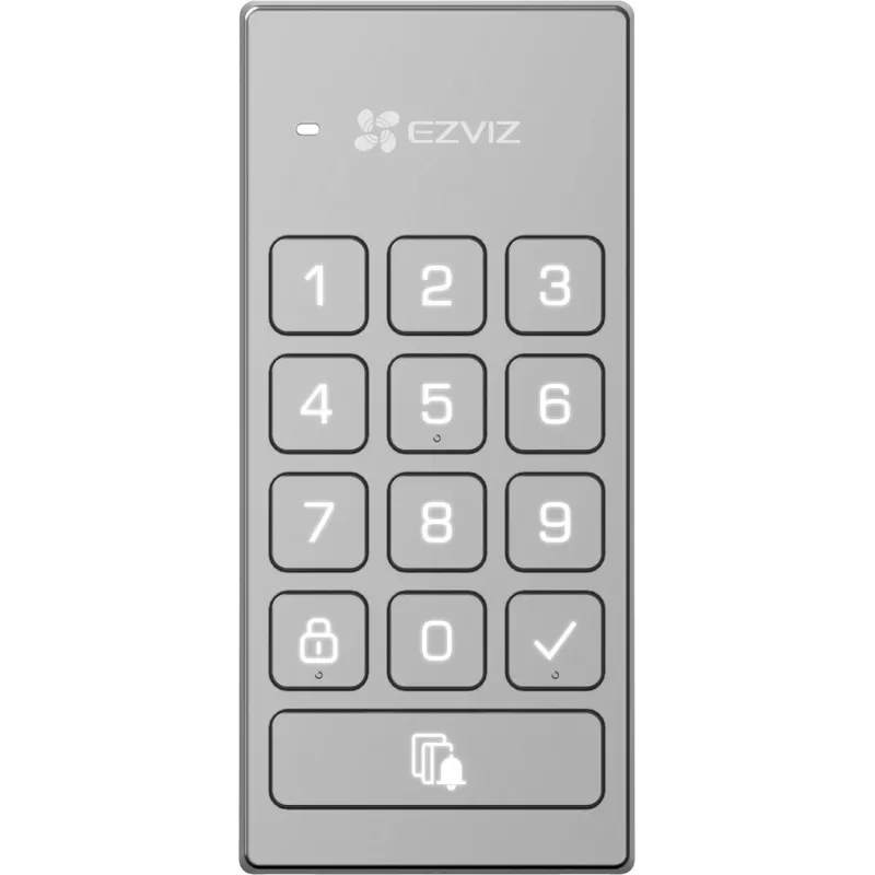 EZVIZ DL01/DL01CP cerradura inteligente con teclado – huella dactilar, código de acceso, RFID, control por app, Wi-Fi/Bluetooth, negro