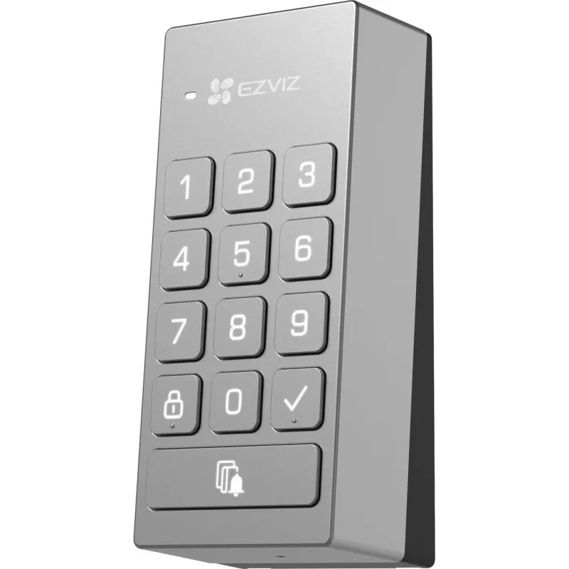 EZVIZ DL01/DL01CP cerradura inteligente con teclado – huella dactilar, código de acceso, RFID, control por app, Wi-Fi/Bluetooth, negro