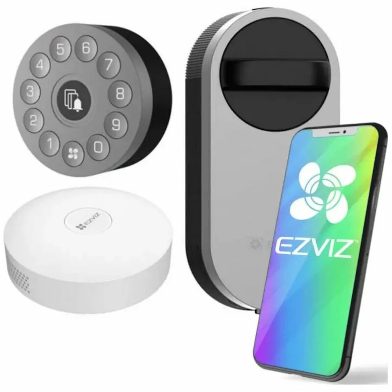 EZVIZ DL01S-DIY kit de cerradura inteligente con teclado y A3 Hub