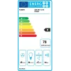 Faber Stilo Glass Smart A90 campana extractora de pared, 90 cm, 690 m³/h, clase energética B, LED, negro/acero inoxidable