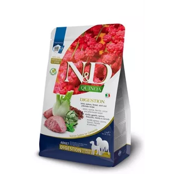 FARMINA N&D Quinoa Digestion Adult Medium Maxi cordero pienso para perros - 7 kg