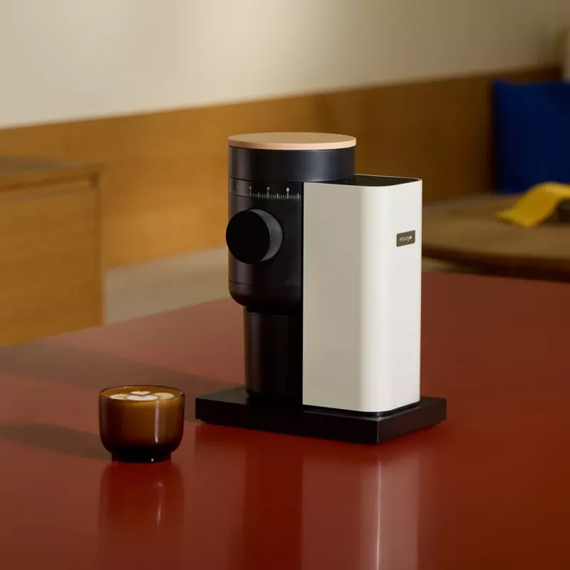 Molino de café automático Fellow OPUS GEN 2, muela cónica, más de 41 ajustes, Sesam-Beige