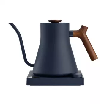 Fellow Stagg EKG PRO Hervidor eléctrico pour-over 0,9 l azul piedra con asa de nogal