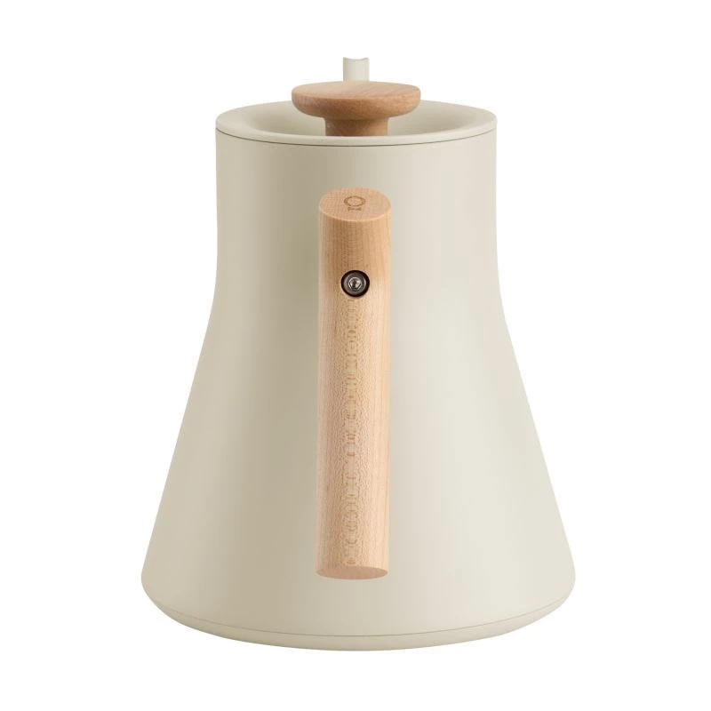 Fellow Stagg EKG PRO Hervidor eléctrico pour-over 900ml beige sésamo con mango de madera
