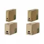 Fellowes BANKERS BOX EARTH caja de archivo, marrón, lomo 150 mm, cartón 100 % reciclado, solapa con cierre, 1 unidad (4473202)