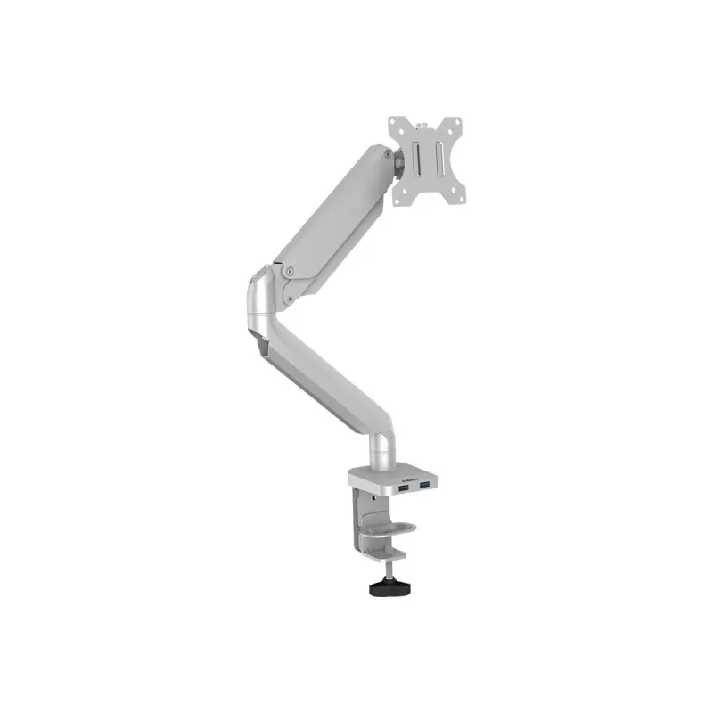 Soporte de monitor Fellowes Platinum Series - Brazo ajustable - Aluminio - Plata - Tamaño de pantalla hasta 68,6 cm (27 inch)
