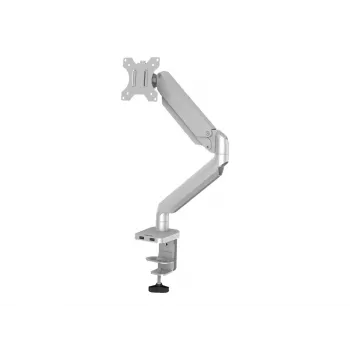 Soporte de monitor Fellowes Platinum Series - Brazo ajustable - Aluminio - Plata - Tamaño de pantalla hasta 68,6 cm (27 inch)