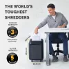 Destructora de papel Fellowes Powershred LX210 microcorte, 15 hojas, 23 litros, negra