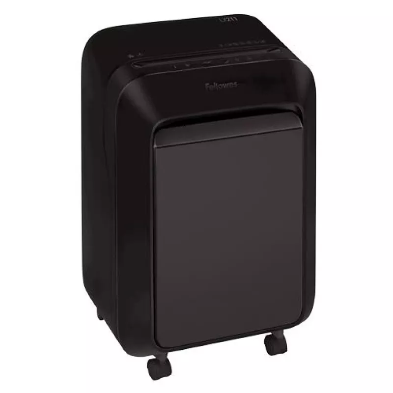 Destructora de papel Fellowes Powershred LX211 microcorte, negra, 15 hojas, 23 litros