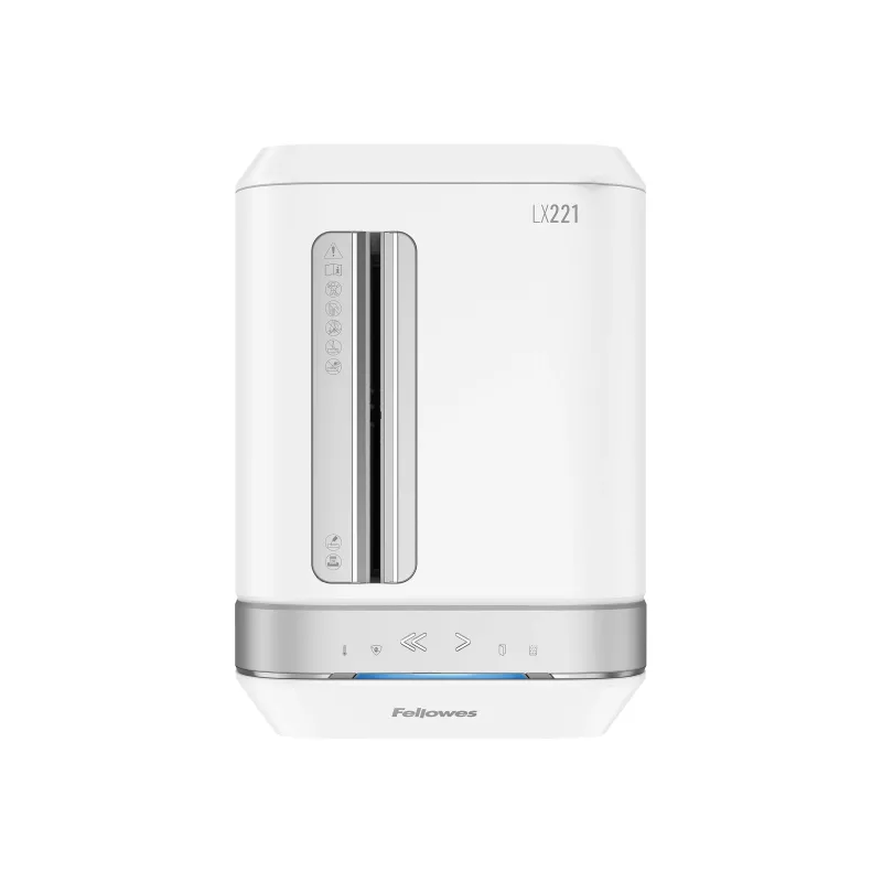 Fellowes Powershred LX221 destructora de documentos microcorte, 17 hojas, seguridad P-5, depósito 30L, negra 5050501
