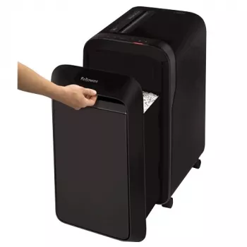 Fellowes Powershred LX221 destructora de documentos de microcorte, 17 hojas, seguridad P-5, depósito de 30L, negro 5050401