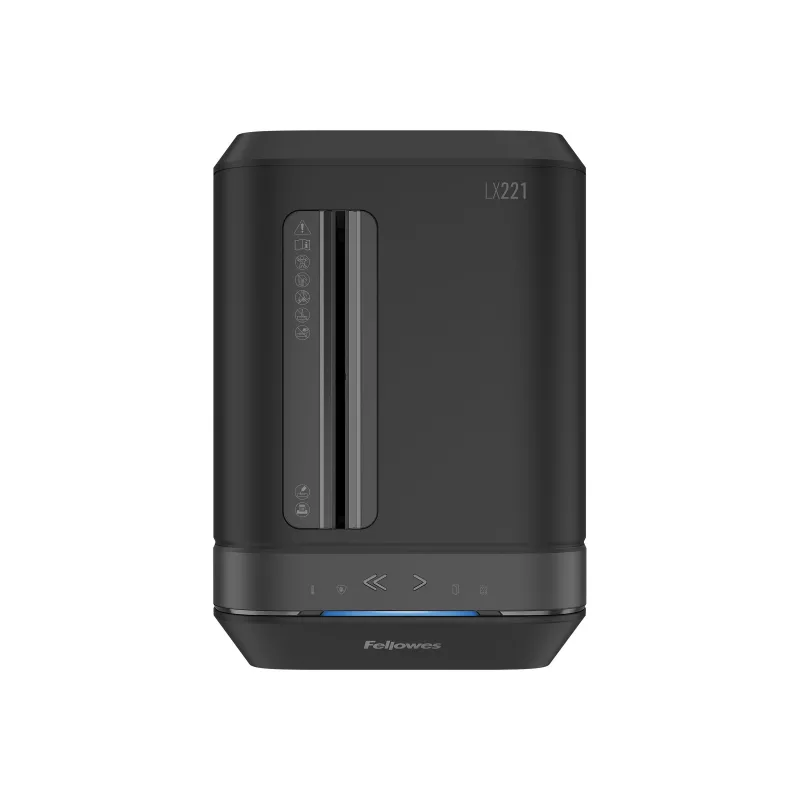 Fellowes Powershred LX221 destructora de documentos de microcorte, 17 hojas, seguridad P-5, depósito de 30L, negro 5050401