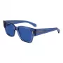 FERRAGAMO Gafas de sol para hombre SF2010S522143 - Montura rectangular de acetato, protección UV400, lentes de 52 mm