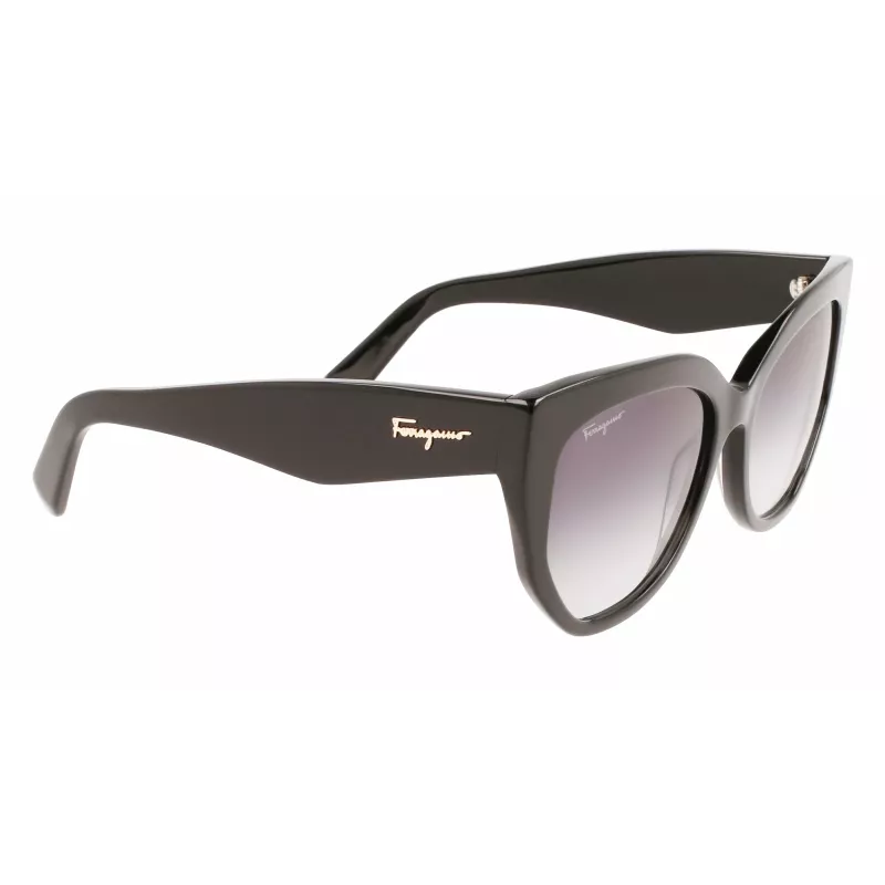 FERRAGAMO SF1061S-001 Gafas de sol de mujer negro gris 56/18/145 mm