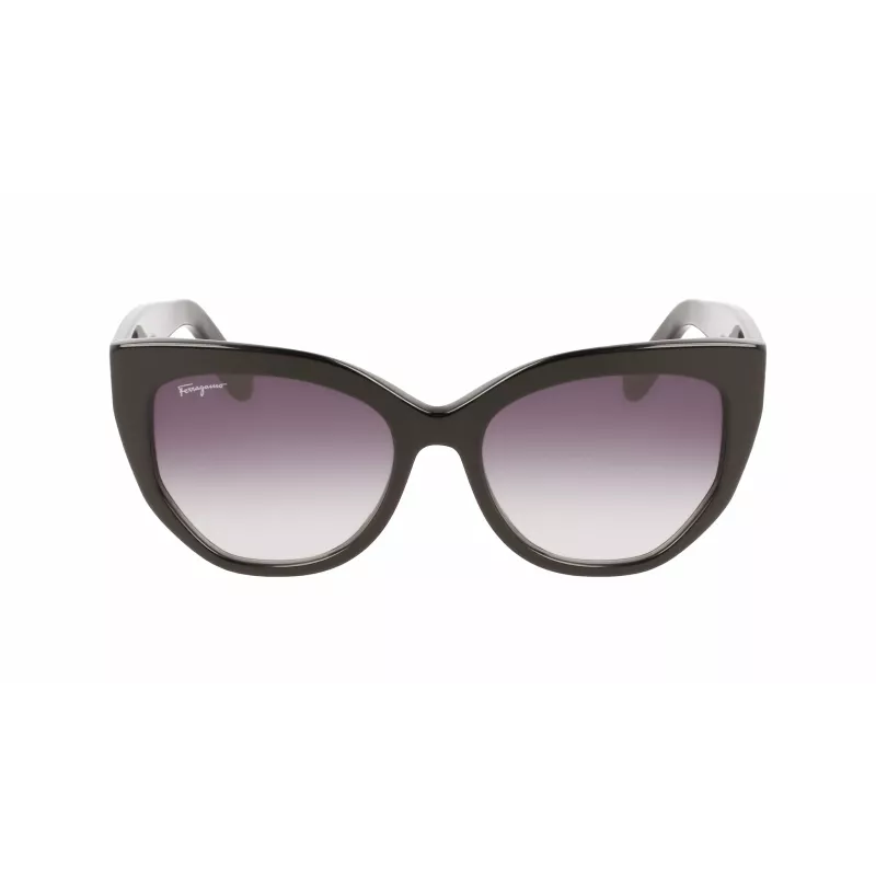 FERRAGAMO SF1061S-001 Gafas de sol de mujer negro gris 56/18/145 mm