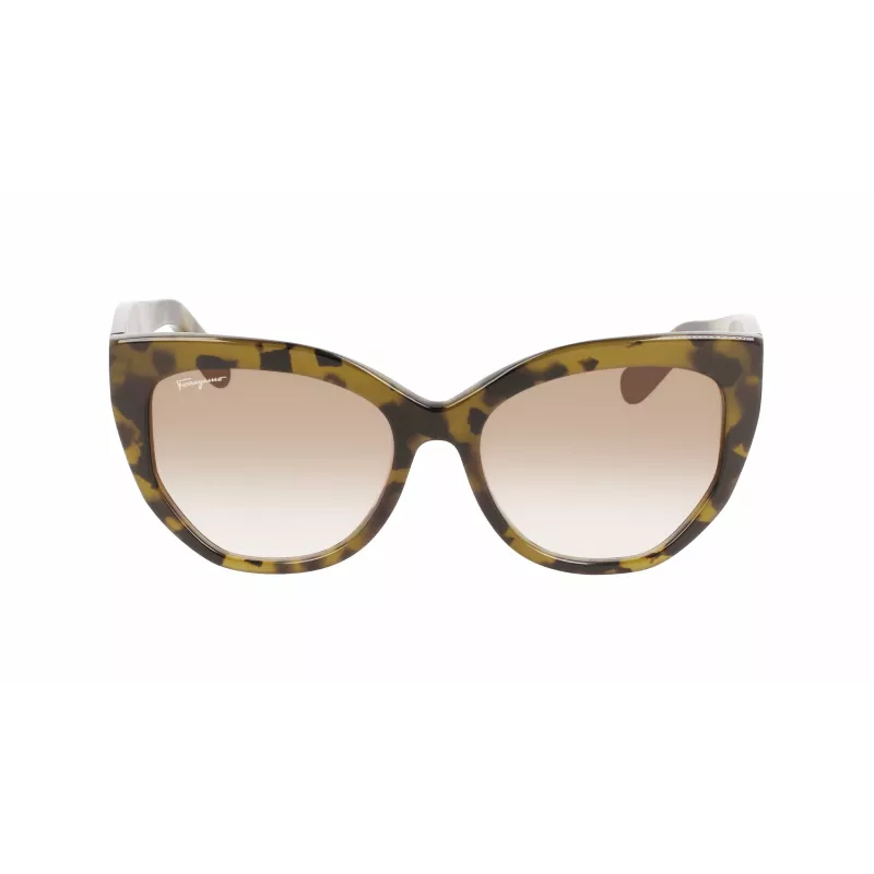 FERRAGAMO SF1061S-246 Mujer Gafas de sol Havana Acetato Marrón Degradado 56/18/145 mm