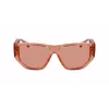Ferragamo SF1077S-838 Gafas de sol unisex pilot Shiny Rose Gold Brown Gradient 56/13/140 mm