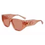 Ferragamo SF1077S-838 Gafas de sol unisex pilot Shiny Rose Gold Brown Gradient 56/13/140 mm