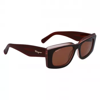 FERRAGAMO SF1079S-211 Gafas de sol para mujer Havana Marrón degradado 54mm