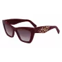 FERRAGAMO SF1081SE-603 Gafas de sol cat-eye para mujer burdeos marrón degradado 55 mm