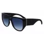 Ferragamo SF1088SE-001 Mujer Gafas de sol Butterfly Acetato Negro Gris 57mm