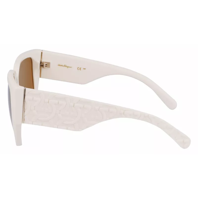 FERRAGAMO SF1088SE-103 Gafas de sol para mujer Havana marrón degradado 57mm