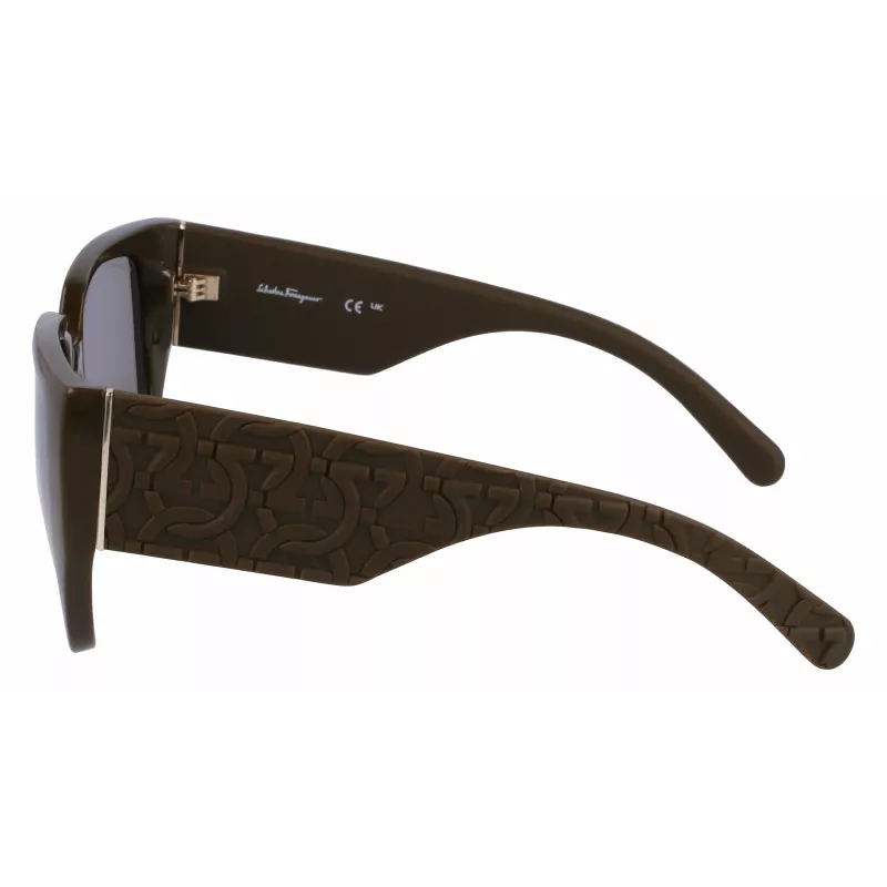 Ferragamo SF1088SE-324 Gafas de sol mariposa para mujer Havana marrón degradado 57mm