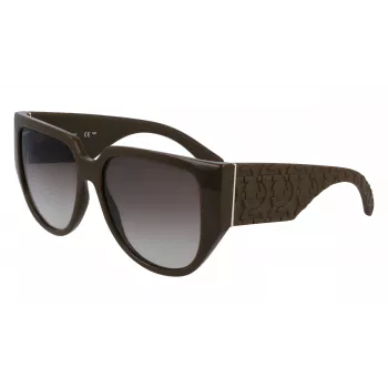 Ferragamo SF1088SE-324 Gafas de sol mariposa para mujer Havana marrón degradado 57mm
