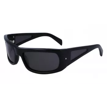 Ferragamo SF1099S-001 Gafas de sol unisex Negro Gris 63mm