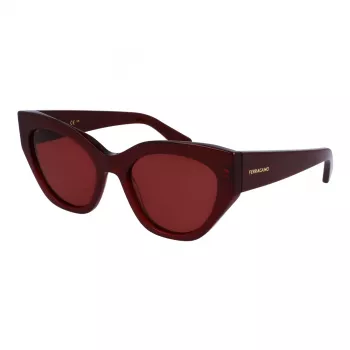 FERRAGAMO SF1107S552065 gafas de sol mujer rectangulares acetato Havana Brown degradado 55/20/140 mm