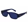 FERRAGAMO SF1109S571443 Gafas de sol de hombre, montura acetato negro mate, lentes policarbonato grises, 57 mm
