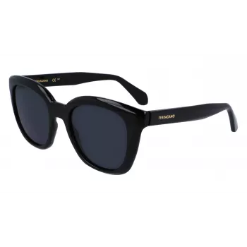 FERRAGAMO Gafas de sol mujer SF2000S522100 montura de acetato Havana lentes grises degradadas 52/21/145 mm