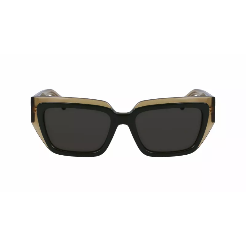 FERRAGAMO SF2002S-327 Gafas de sol de mujer Havana Acetato Marrón degradado 55mm