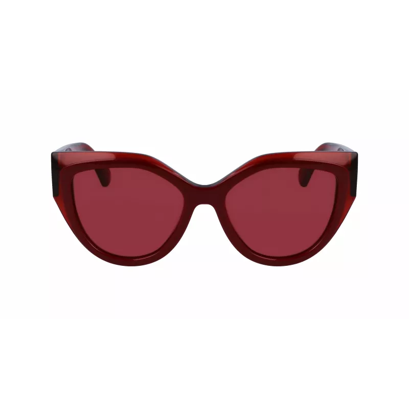 FERRAGAMO SF2004S-618 Gafas de sol mujer mariposa Havana acetato marrón lente degradada 53/18/140 mm