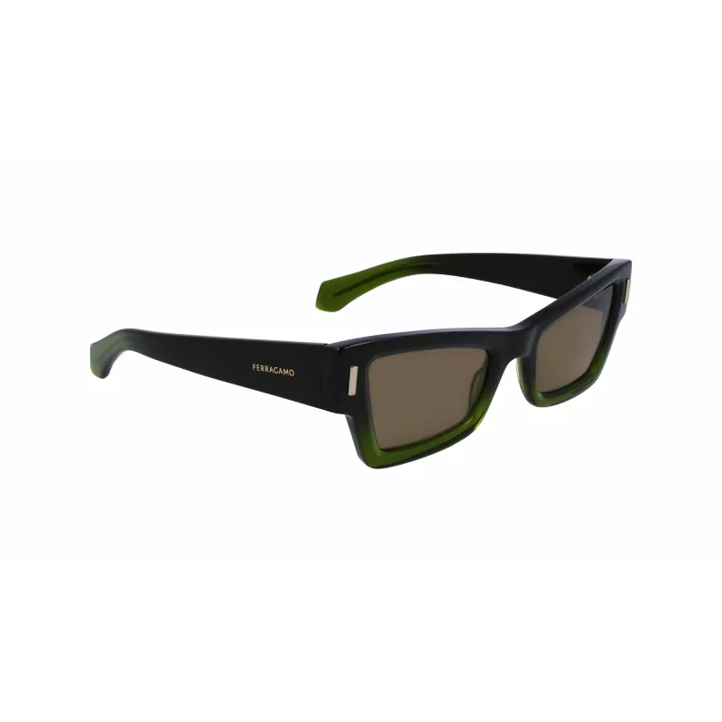 FERRAGAMO SF2006S-316 Gafas de sol para mujer Havana acetato marrón degradado 53mm