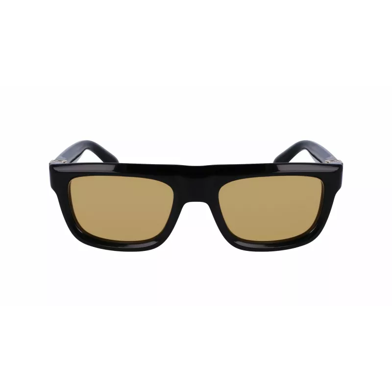 FERRAGAMO SF2009S-011 Gafas de sol para hombre - Montura negra, lentes grises, 56/21/145 mm