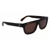 FERRAGAMO SF2009S-242 Gafas de sol cuadradas de acetato para hombre Havana marrón degradado 56/21/145 mm
