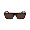 FERRAGAMO SF2009S-242 Gafas de sol cuadradas de acetato para hombre Havana marrón degradado 56/21/145 mm