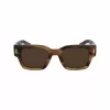 Ferragamo SF2010S-319 Gafas de sol hombre verde Havana cuadradas acetato 52mm
