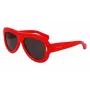 FERRAGAMO SF2029SE-600 Gafas de sol mujer - Dark Havana, cristales grises, 57 mm