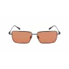Gafas de sol de hombre Ferragamo SF309S5715017 - montura de acetato negra, lentes de policarbonato grises, 57 mm