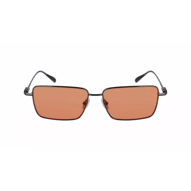 Gafas de sol de hombre Ferragamo SF309S5715017 - montura de acetato negra, lentes de policarbonato grises, 57 mm