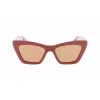 FERRAGAMO SF929S-209 Gafas de sol para mujer Havana Mariposa Acetato Marrón degradado 55/17/145 mm