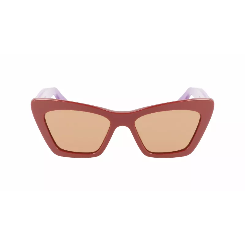 FERRAGAMO SF929S-209 Gafas de sol para mujer Havana Mariposa Acetato Marrón degradado 55/17/145 mm