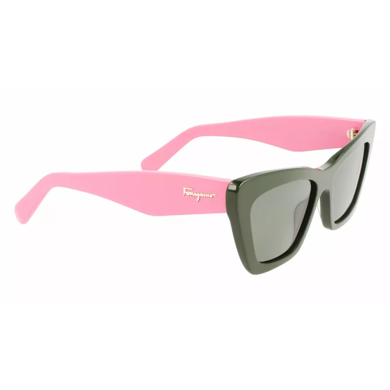 FERRAGAMO gafas de sol mujer SF929S-304 habana marrón rectangulares acetato 55 mm