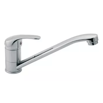 FERRO ELBA BEL4 Grifo monomando de cocina con caño orientable, Cromo