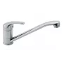 FERRO ELBA BEL4 Grifo monomando de cocina con caño orientable, Cromo