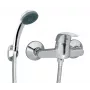 FERRO ELBA BEL77 Mezclador de ducha termostático con barra de ducha ajustable, cromado
