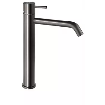 FERRO grifo de lavabo alto Gun Metal